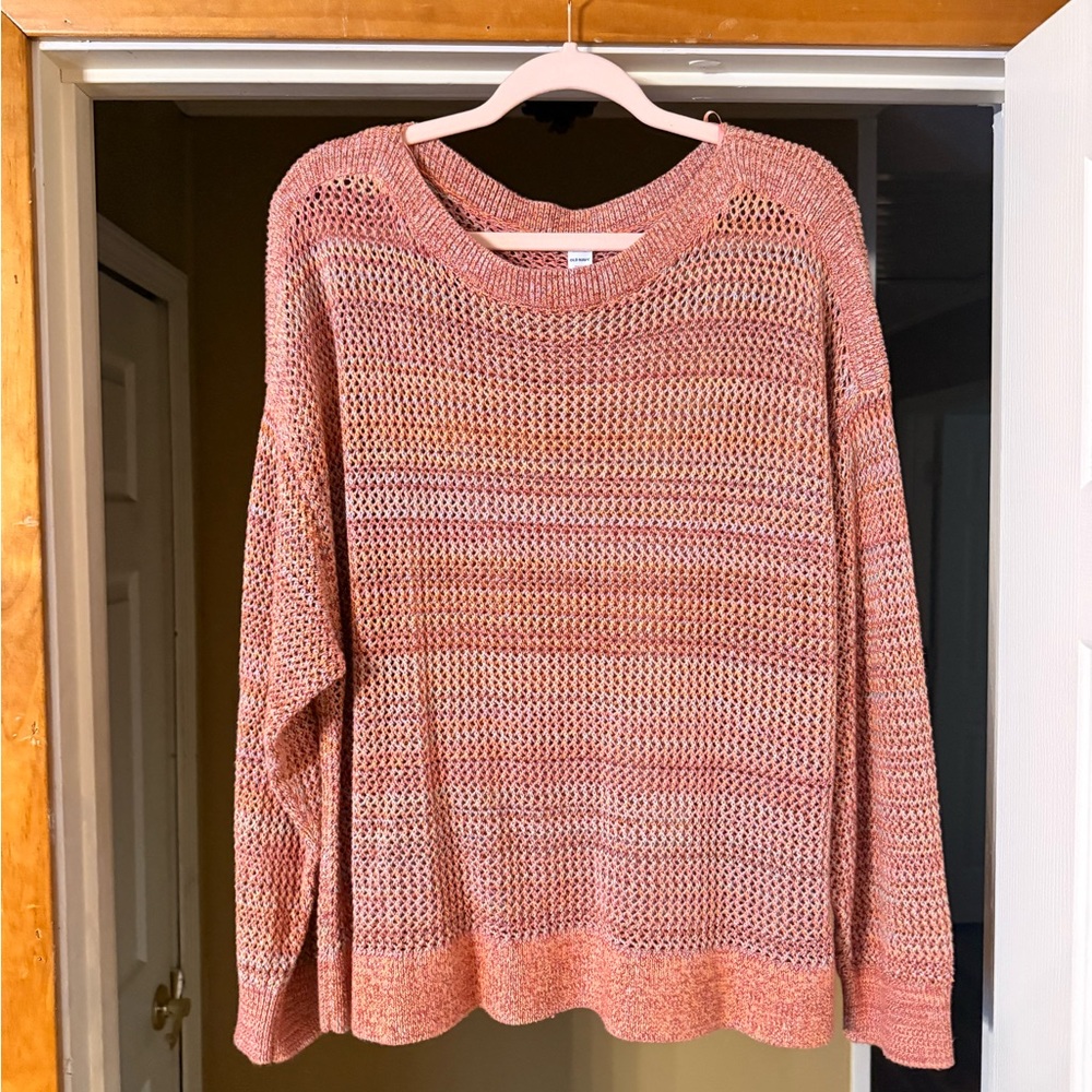 Women's Pink Knit Sweater